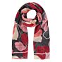 Kyra & Ko scarf Francis flower print Iron-Onesize