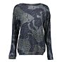 Geisha Top 12625 blue combi