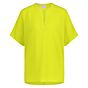 Kyra & Ko blouse solid crepe limegreen