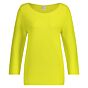 Kyra & Ko pullover rib knit lime green