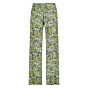 Kyra & Ko trousers leaf print blue iris