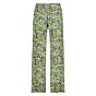 Kyra & Ko trousers leaf print blue iris